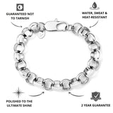 Belcher Bracelet Silver 12mm - USP's - VIRAGE London, 40010001021207
