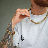 Belcher Bracelet Gold 12mm - VIRAGE London, 40100001011207
