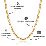 Belcher Chain Gold 5mm - USP's - VIRAGE London, 10100001010518
