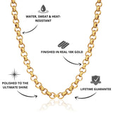 Belcher Chain Gold 8mm - USP's - VIRAGE London, 10100001010818