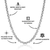 Belcher Chain Silver 5mm - USP's - VIRAGE London, 10100001020518