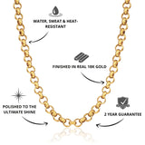 Belcher Chain Gold 8mm - USP's - VIRAGE London, 10100001010818