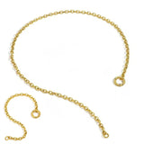 Cable Chain Set Gold - VIRAGE London
