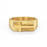 Gold Cross Ring - VIRAGE London, 5061034737404