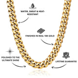 Cuban Chain Gold 12mm - USP's - VIRAGE London, 10010001011218