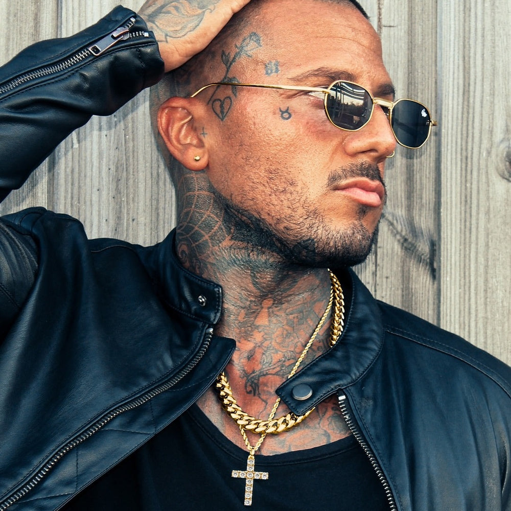 Men's Cuban Chain Gold 12mm | VIRAGE London