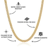 Cuban Chain Gold 5mm - USP's - VIRAGE London, 10010001010518