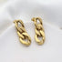 Cuban Earrings Gold - VIRAGE London