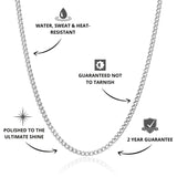 Curb Chain Silver 2mm - USP's - VIRAGE London, 10050001020218