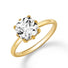 Cushion Solitaire Ring Gold - VIRAGE London