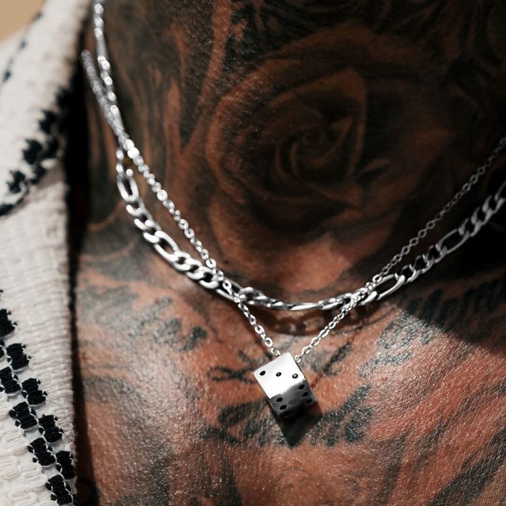 Men's Silver Dice Pendant | VIRAGE London