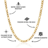 Figaro Chain Gold 3mm - USP's - VIRAGE London, 10040001010318
