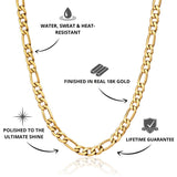 Figaro Chain Gold 5mm - USP's - VIRAGE London, 10040001010518
