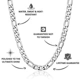 Figaro Chain Silver 8mm - USP's - VIRAGE London, 10040001020818