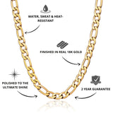 Figaro Chain Gold 8mm - USP's - VIRAGE London, 10040001010818