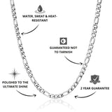 Figaro Chain Silver 3mm - USP's - VIRAGE London, 10040001020318