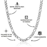 Figaro Chain Silver 5mm - USP's - VIRAGE London, 10040001020518