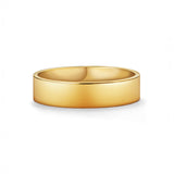 Gold Flat Band Ring - VIRAGE London
