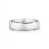 Silver Flat Band Ring - VIRAGE London
