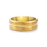 Gold Flat Grooved Ring - VIRAGE London, 5061034732010
