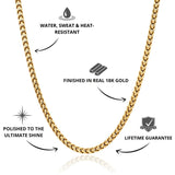 Franco Chain Gold 3mm - USP's - VIRAGE London, 10090001010318
