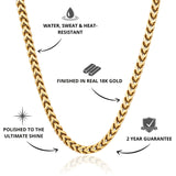 Franco Chain Gold 5mm - USP's - VIRAGE London, 10090001010518