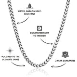 Franco Chain Silver 5mm - USP's - VIRAGE London, 10090001020518