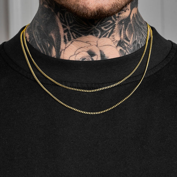 Curb Chain 2mm Gold Focus - VIRAGE London, 10050001010218