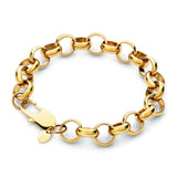 Belcher Bracelet Gold 12mm - VIRAGE London, 40100001011207