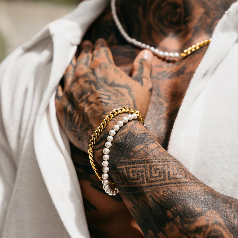Gold Pearl x Cuban Set - VIRAGE London