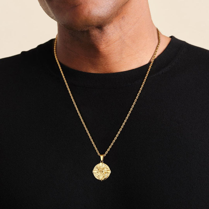 Gold St Christopher Pendant Limited Edition - VIRAGE London