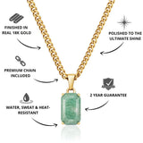 Gold Aventurine Pendant - USPs - VIRAGE London
