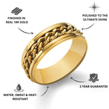 Gold Cuban Ring - USPs - VIRAGE London