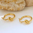 Knot Earrings Gold - VIRAGE London