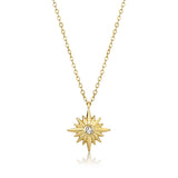 North Star Necklace Gold - VIRAGE London