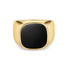 Gold Onyx Oval Signet Ring - VIRAGE London, 5061034731655