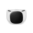 Silver Onyx Oval Signet Ring - VIRAGE London, 5061034731624