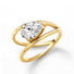 Pear Cut Elara Ring Gold - VIRAGE London