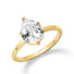 Pear Solitaire Ring Gold - VIRAGE London