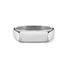 Silver Rectangle Signet Ring - VIRAGE London, 5061034731532
