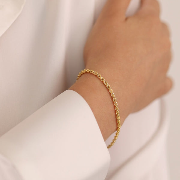 Rope Bracelet Gold - VIRAGE London