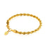 Gold Rope Bracelet 5mm - VIRAGE London, 40100001010507
