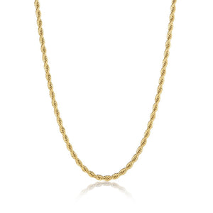 Rope Necklace Gold - VIRAGE London