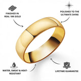 Gold Round Band Ring - USPs - VIRAGE London, 5061034732263