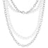 Silver Pearl x Oval Link Chain - VIRAGE London