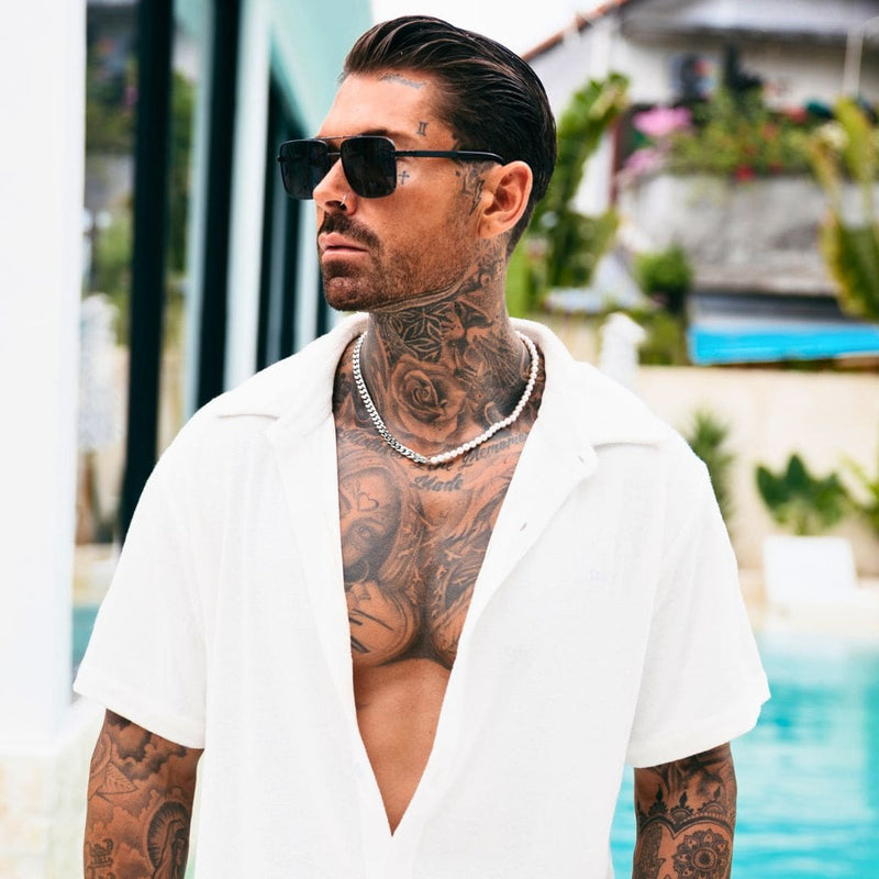 Silver Pearl x Cuban Chain - VIRAGE London