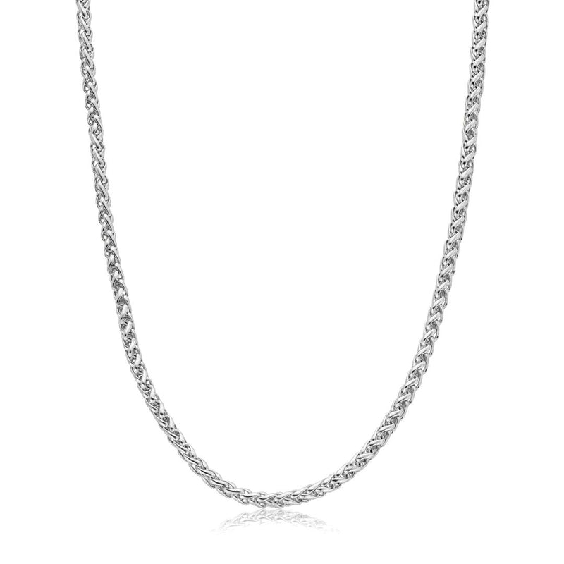 Silver Wheat Chain 3mm - VIRAGE London