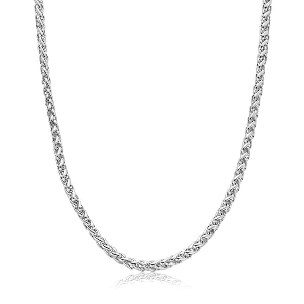 Silver Wheat Chain 5mm - VIRAGE London