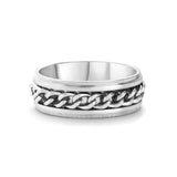 Silver Cuban Ring - VIRAGE London