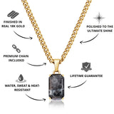 Gold Spectrolite Pendant - USPs - VIRAGE London 